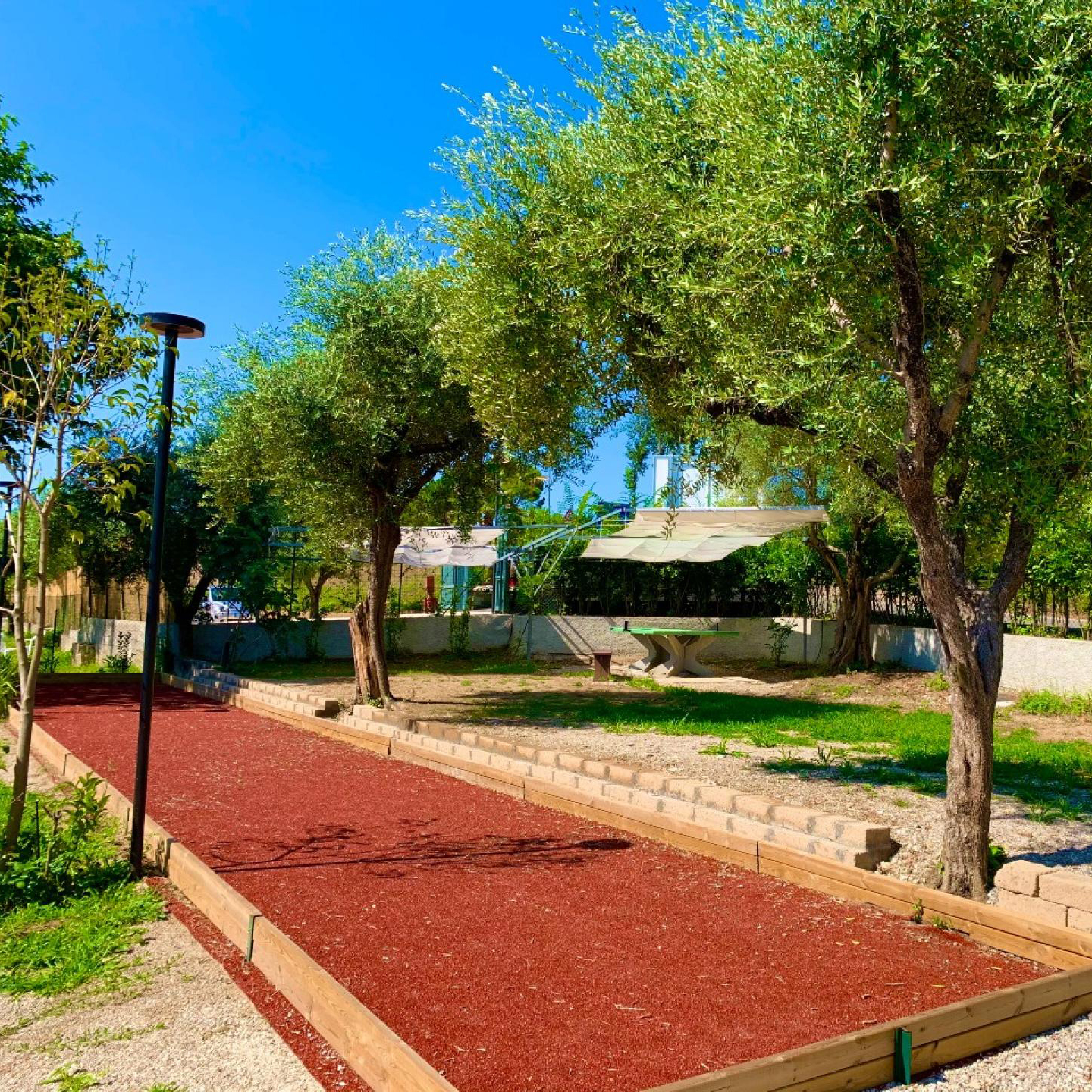 Campo da bocce - campeggio sul lago di Garda